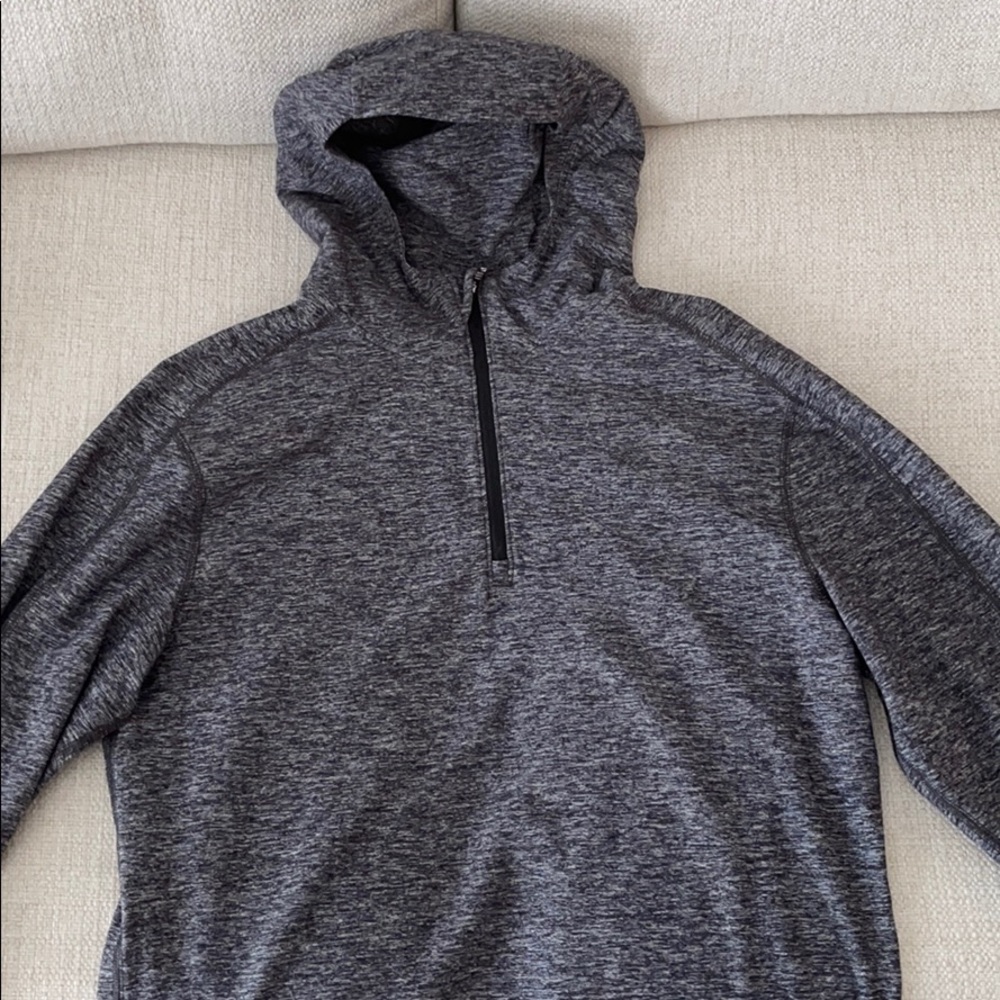 Grey Lululemon Jacket Hooded Pullover